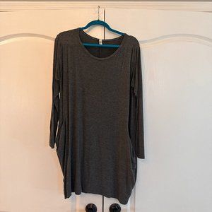 Elan Grey Tunic, Size Large
